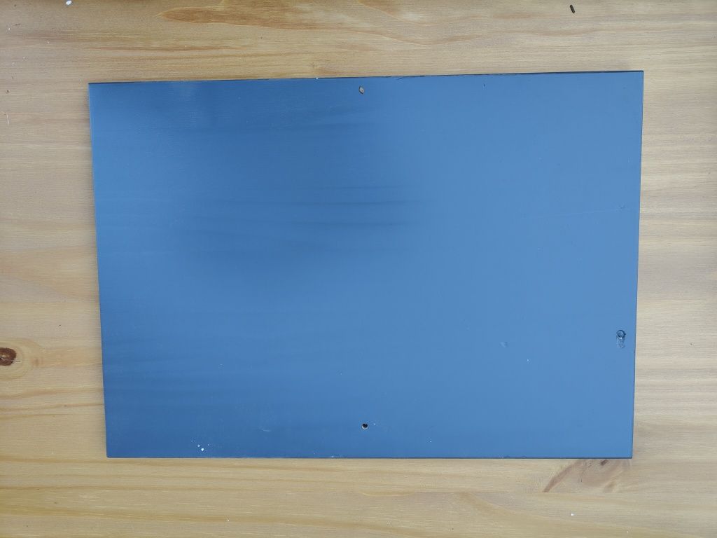 Biurko Hill, szare, 150x50x74 cm, lite drewno sosnowe