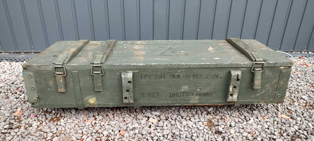 Skrzynia wojskowa drewniana Pancer 1