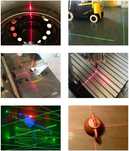 Laser liniowy czerwony 100mW 638nm LAMBDAWAVE - piła do drewna, trak