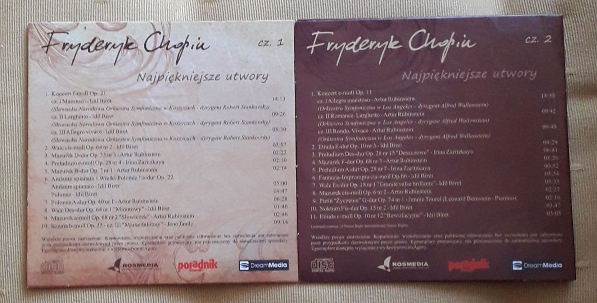 Fryderyk Chopin - Najpiękniejsze utwory 2 płyty CD