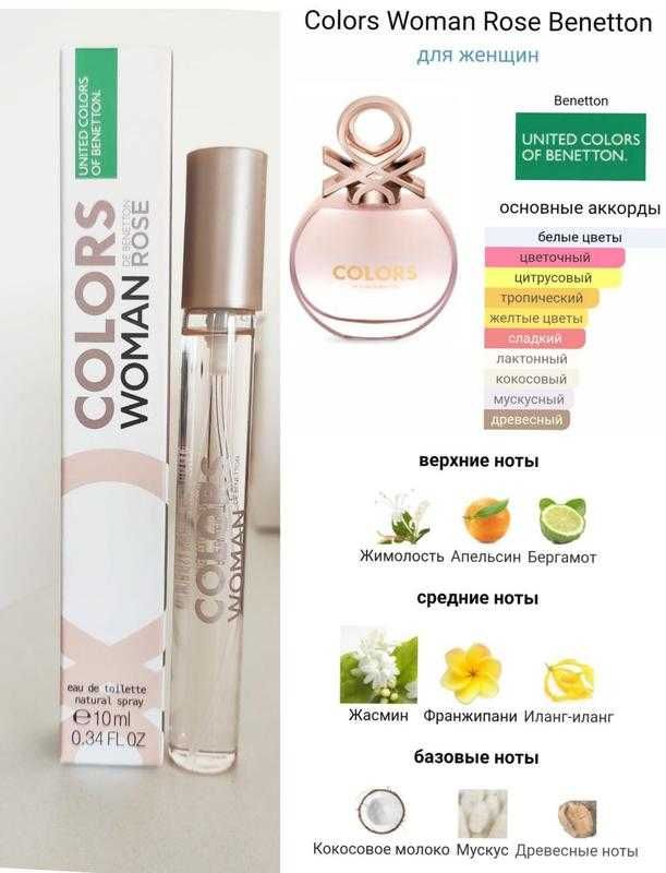 Новая т/в Benetton Rose for Her 10 ml