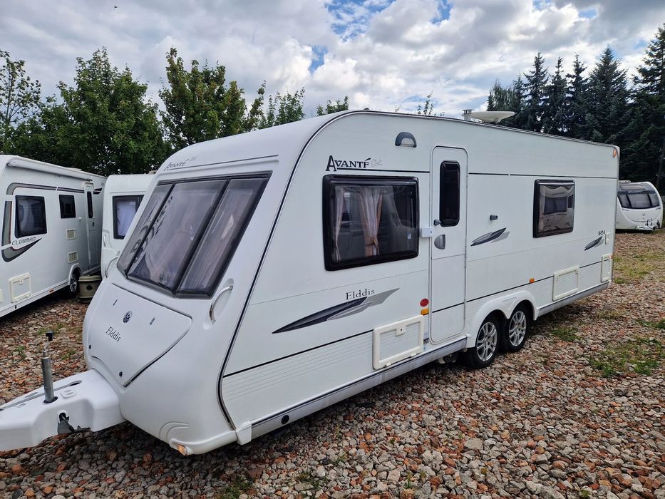 Elddis Avante 624  Przyczepa 4-5 osobowa, Duża osobna Łazienka, Osobne Sypialnie, mover