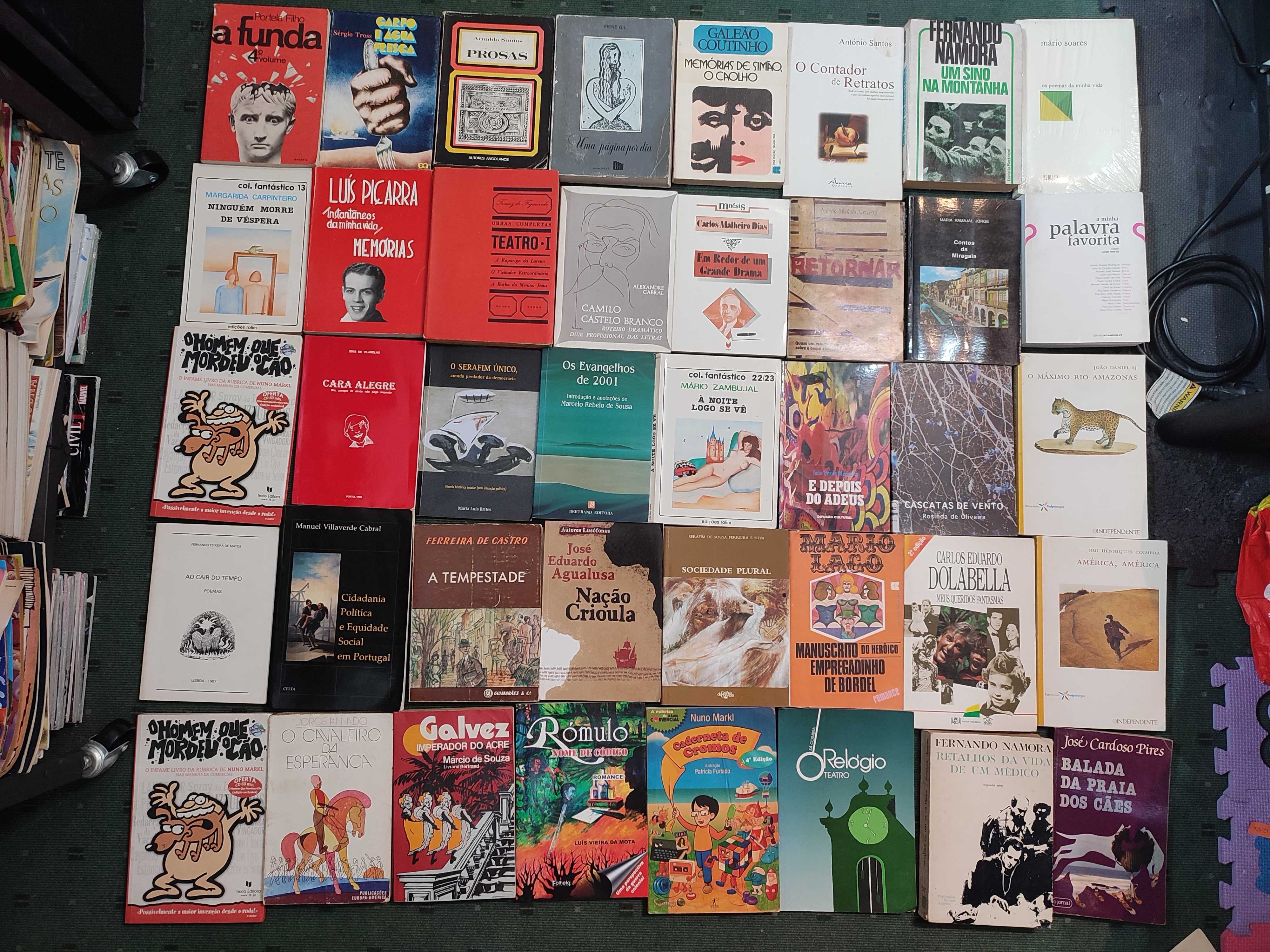 LIvros Autores Portugueses e Lusófonos - Cada 2 €