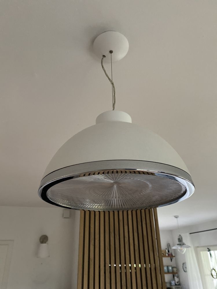 Lampa wisząca biała 2 sztuki