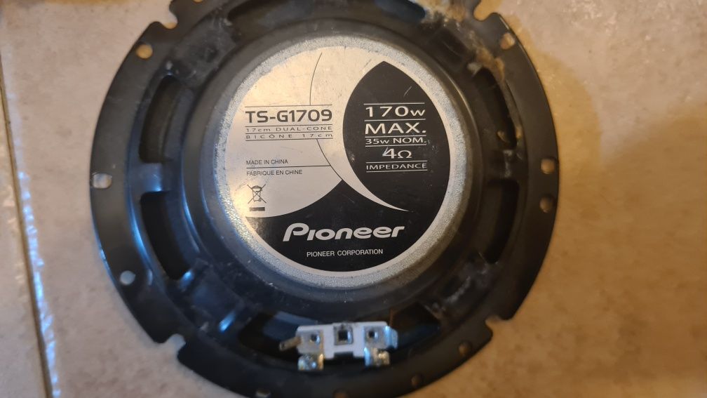 Colunas auto 140W da pioneer