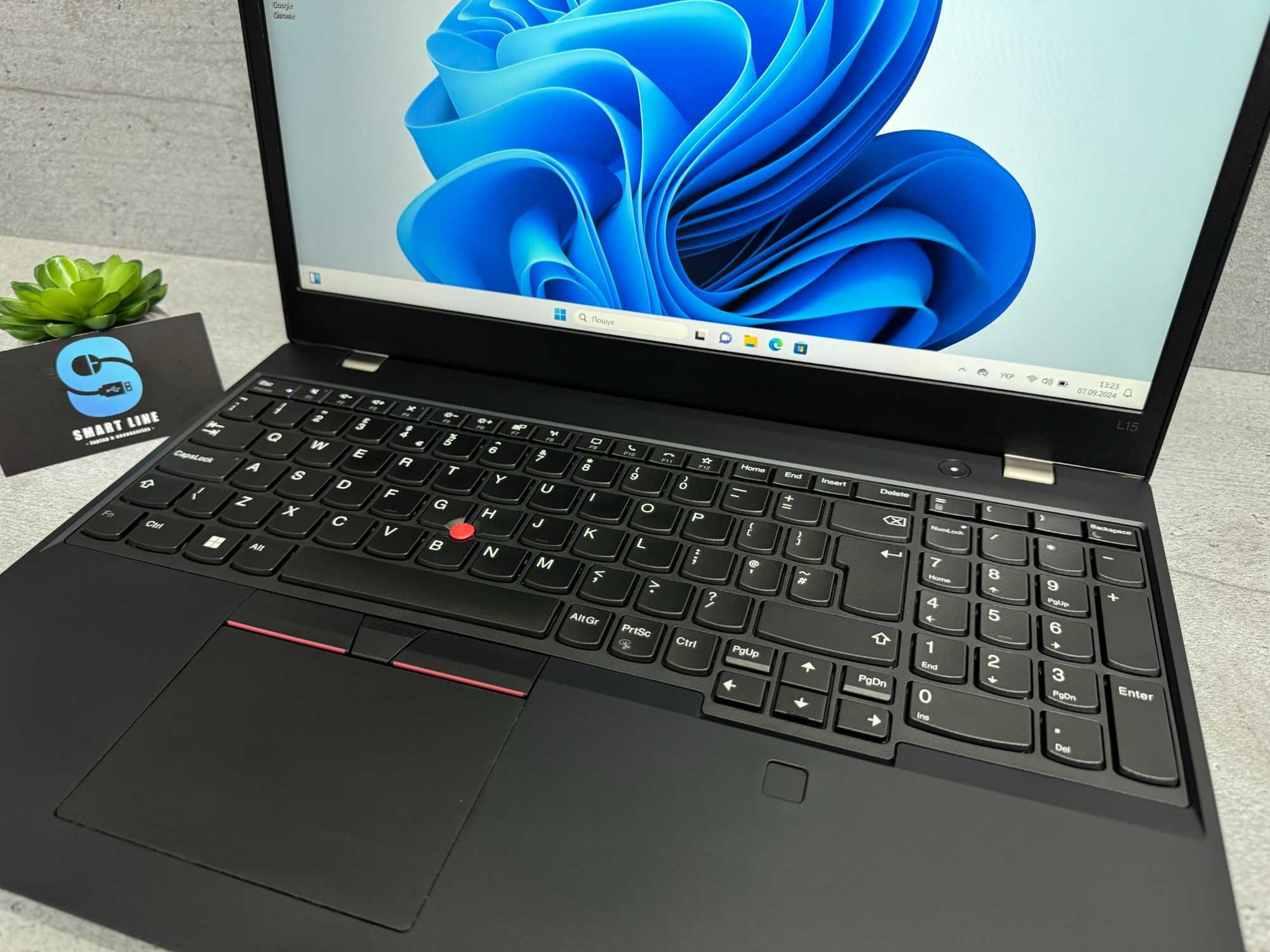 256 ssd/Стильний ноутбук Lenovo L15/Ryzen 7 Pro/8 ddr4/15.6 FullHD ips