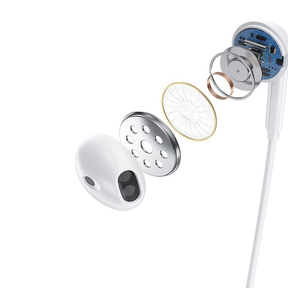 Douszne słuchawki bezprzewodowe Bluetooth Magnetic Suction biały