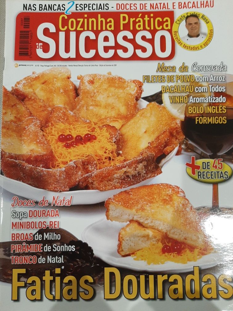 4 revistas de culinária