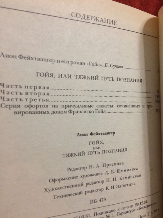 Лион Фейхтвангер. Гойя. Роман.