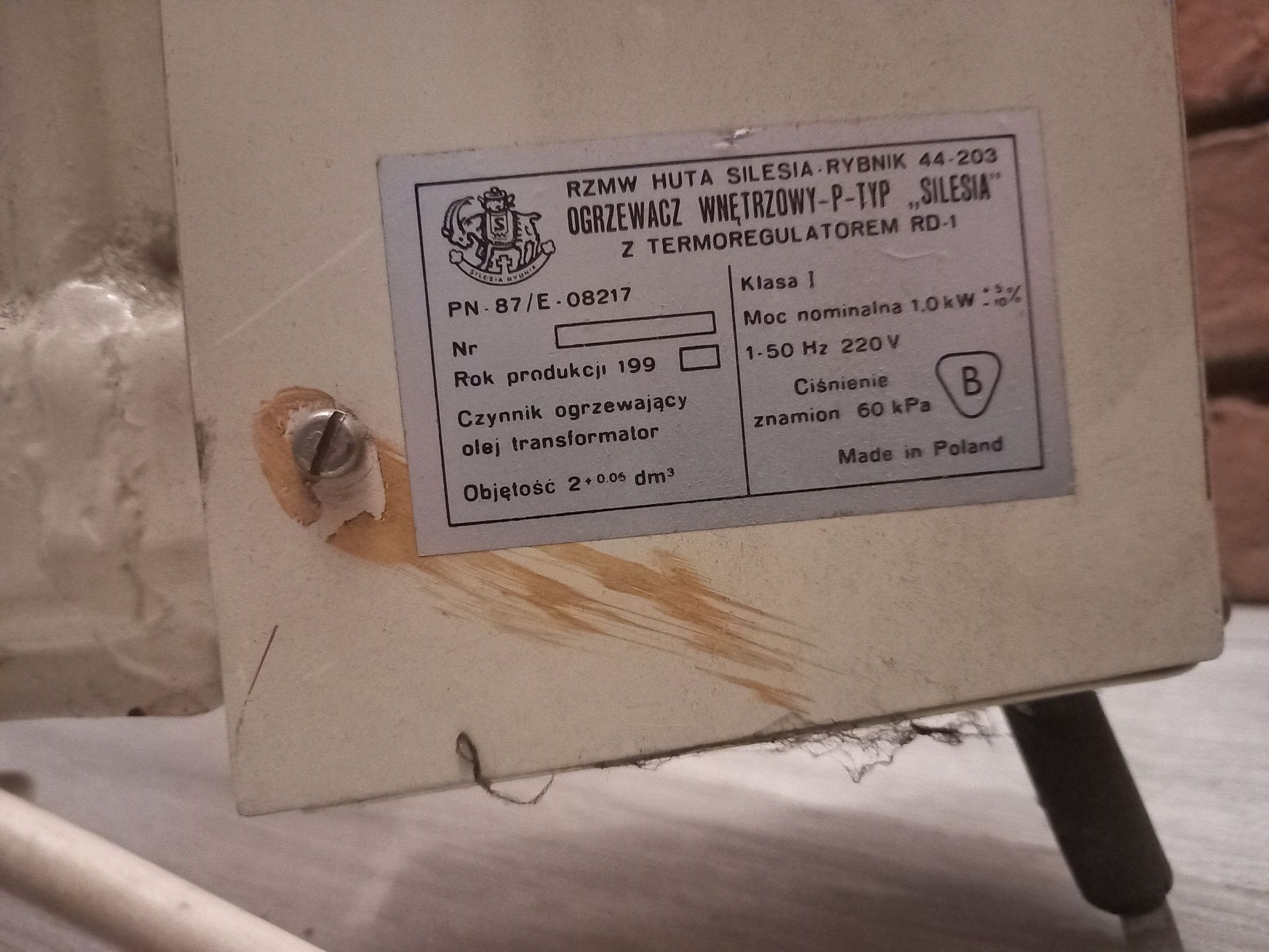 Grzejnik olejowy elektyczny