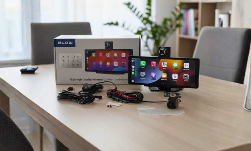 Radio samochodowe stacja multimedialna ekran 10' Android Auto CarPlay