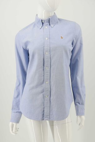 RALPH LAUREN koszula damska SLIM FIT niebieska 40