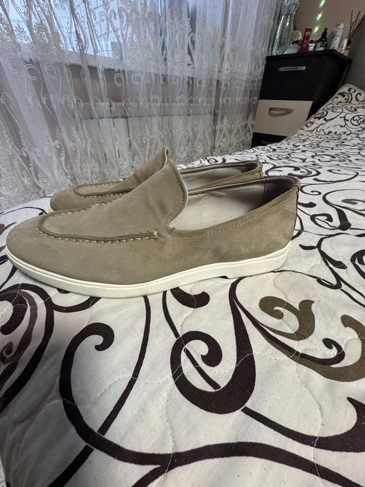 Мужские лоферы замш