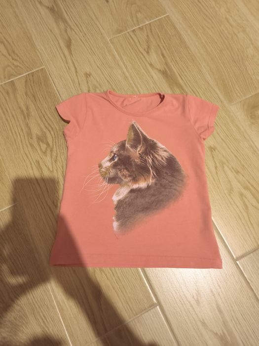 Różowa koszulka z korkiem 104 dla dziewczynki