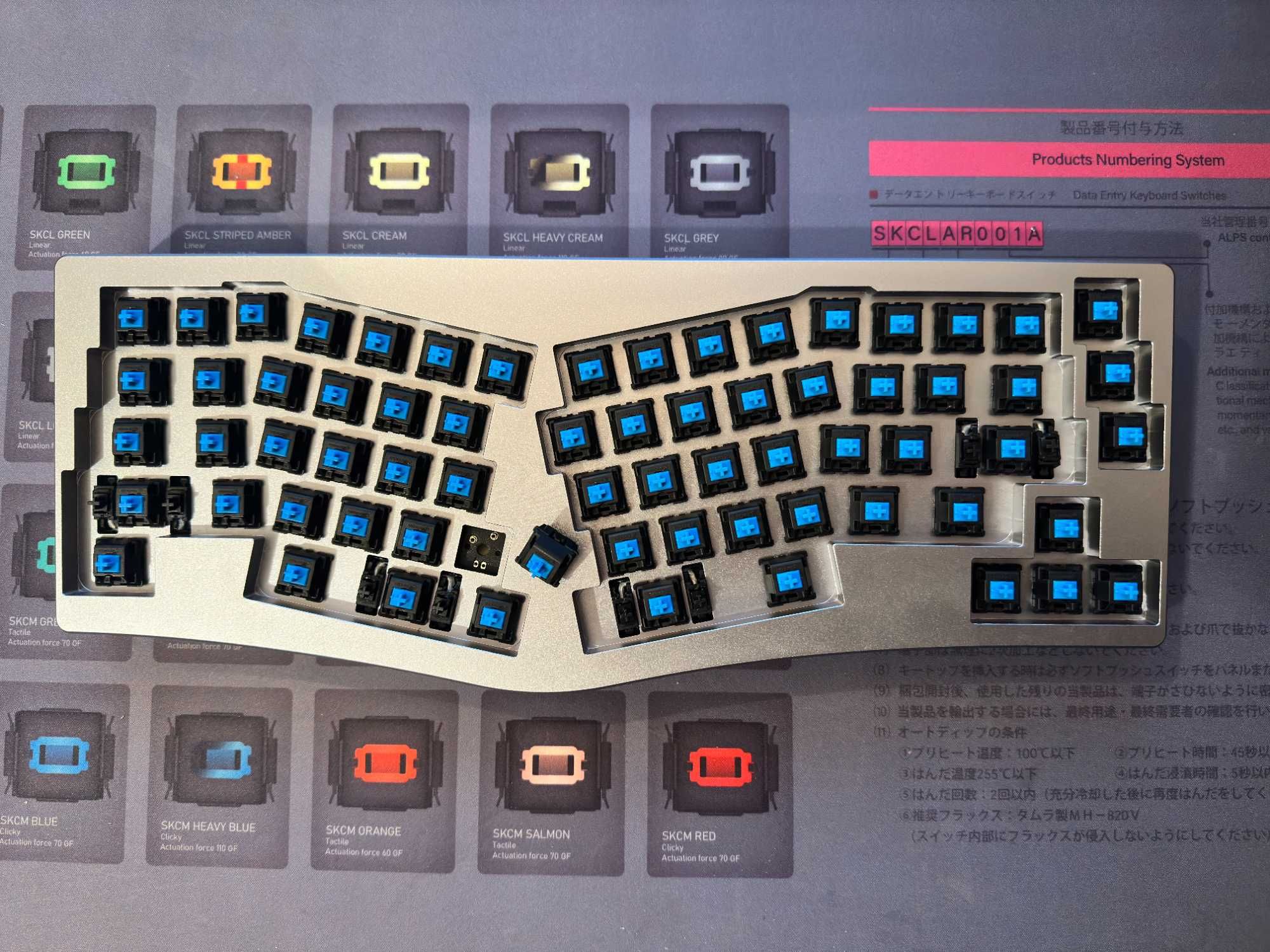 Klawiatura Mechaniczna YMDK Wings MillMax HotSwap Cherry MX PBT 2Shot