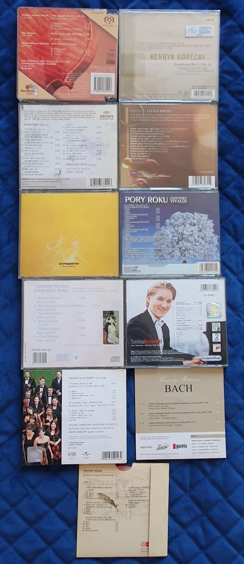Zestaw 11 płyt CD z muzyką klasyczną