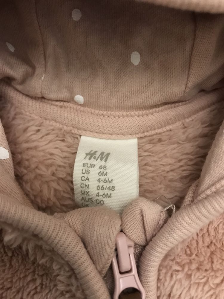 Курточка і штани для дівчинки, h&m 68 розмір
