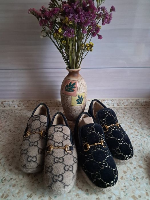 Gucci лоферы женские