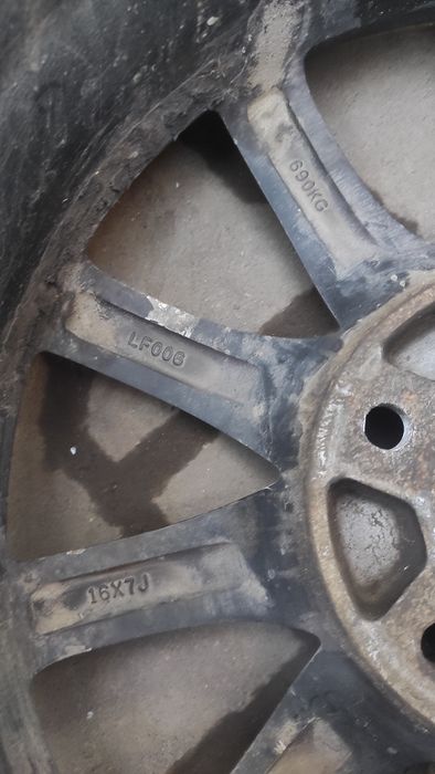 Диски R16 5х114.3 легкосплавні титанові