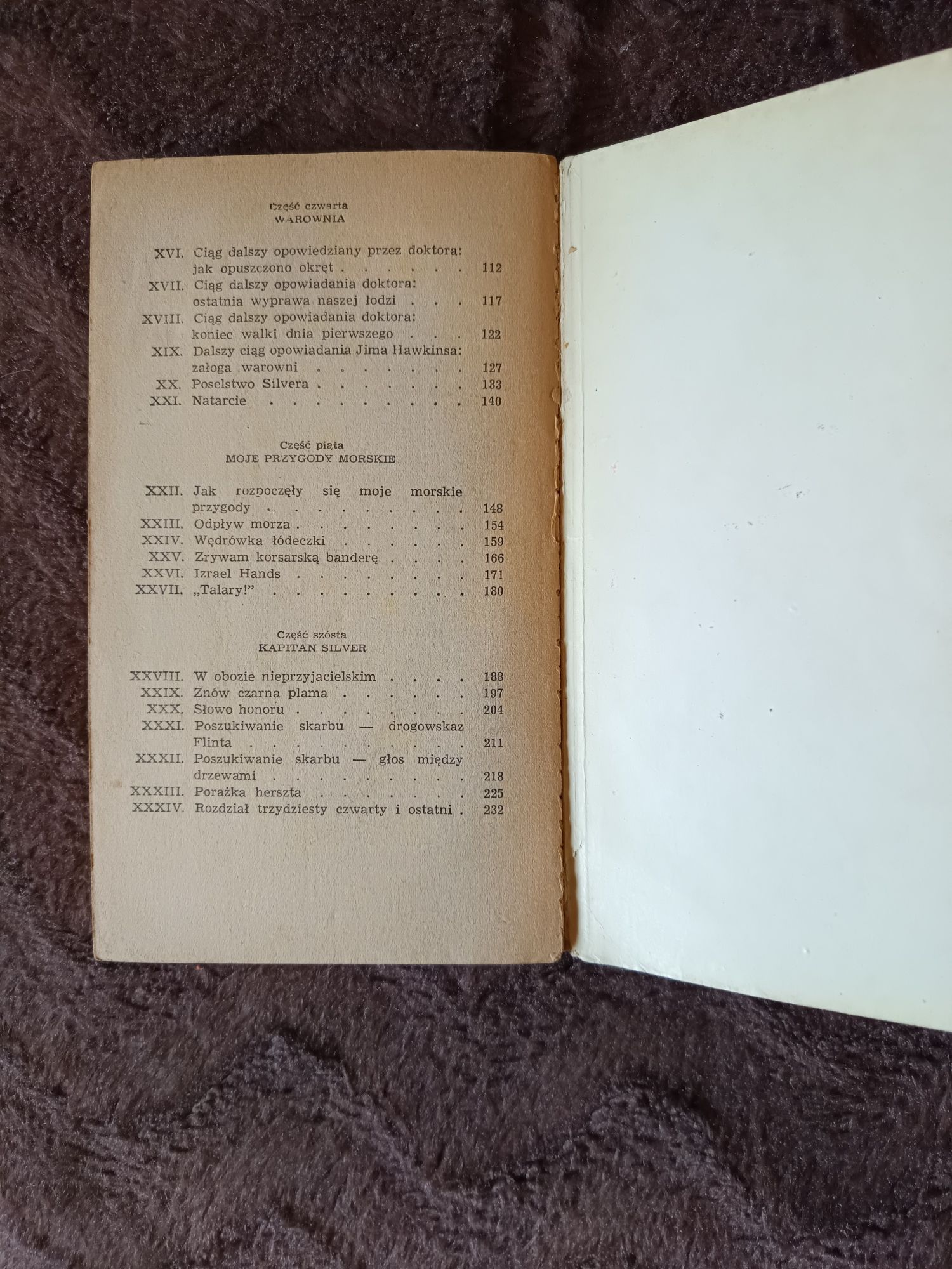 Wyspa skarbów - Robert Louis Stevenson, książka, rok 1974