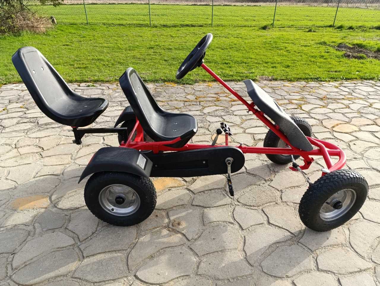 Gokart na pedały (dwuosobowy) + dodatkowa nadstawka