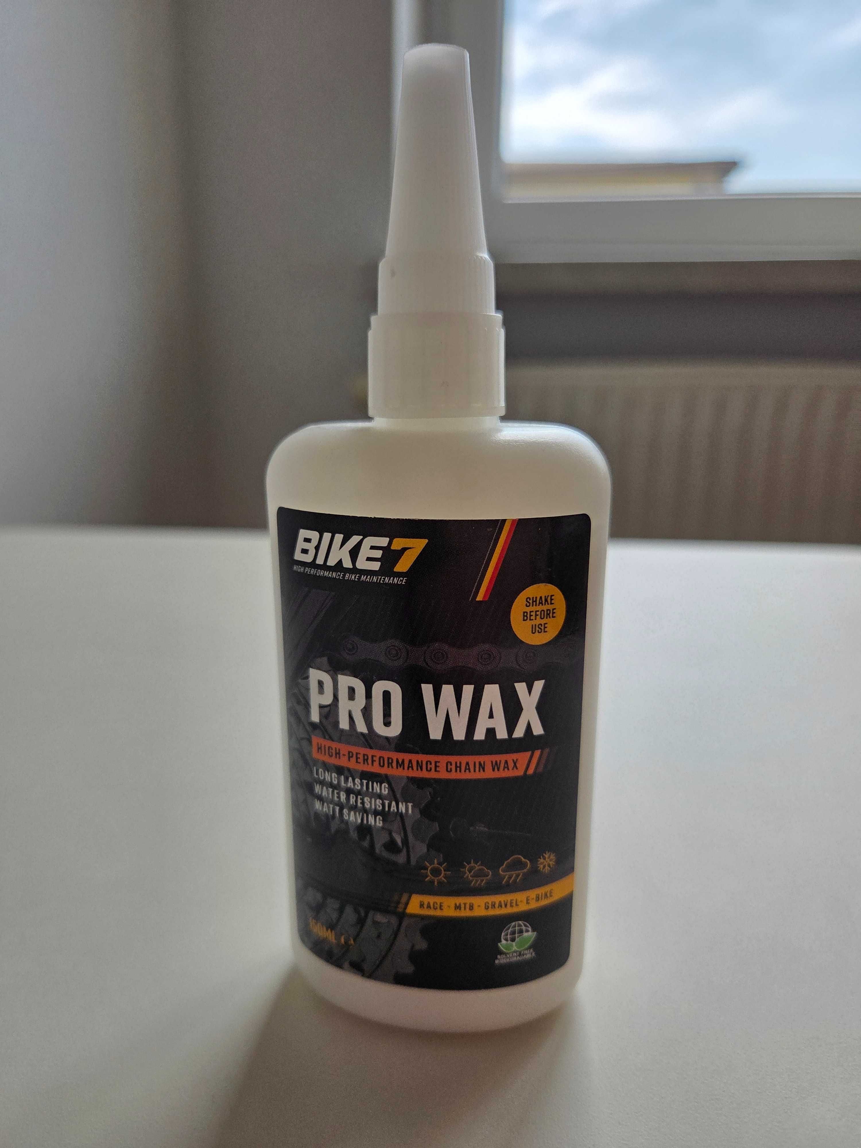 Wosk do łańcucha rowerowego Bike7 Pro Wax 150ml
