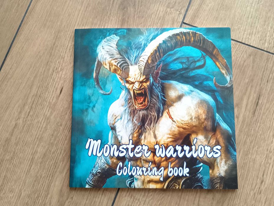 Monster Warriors, Coloring Book, kolorowanki dla dorosłych.