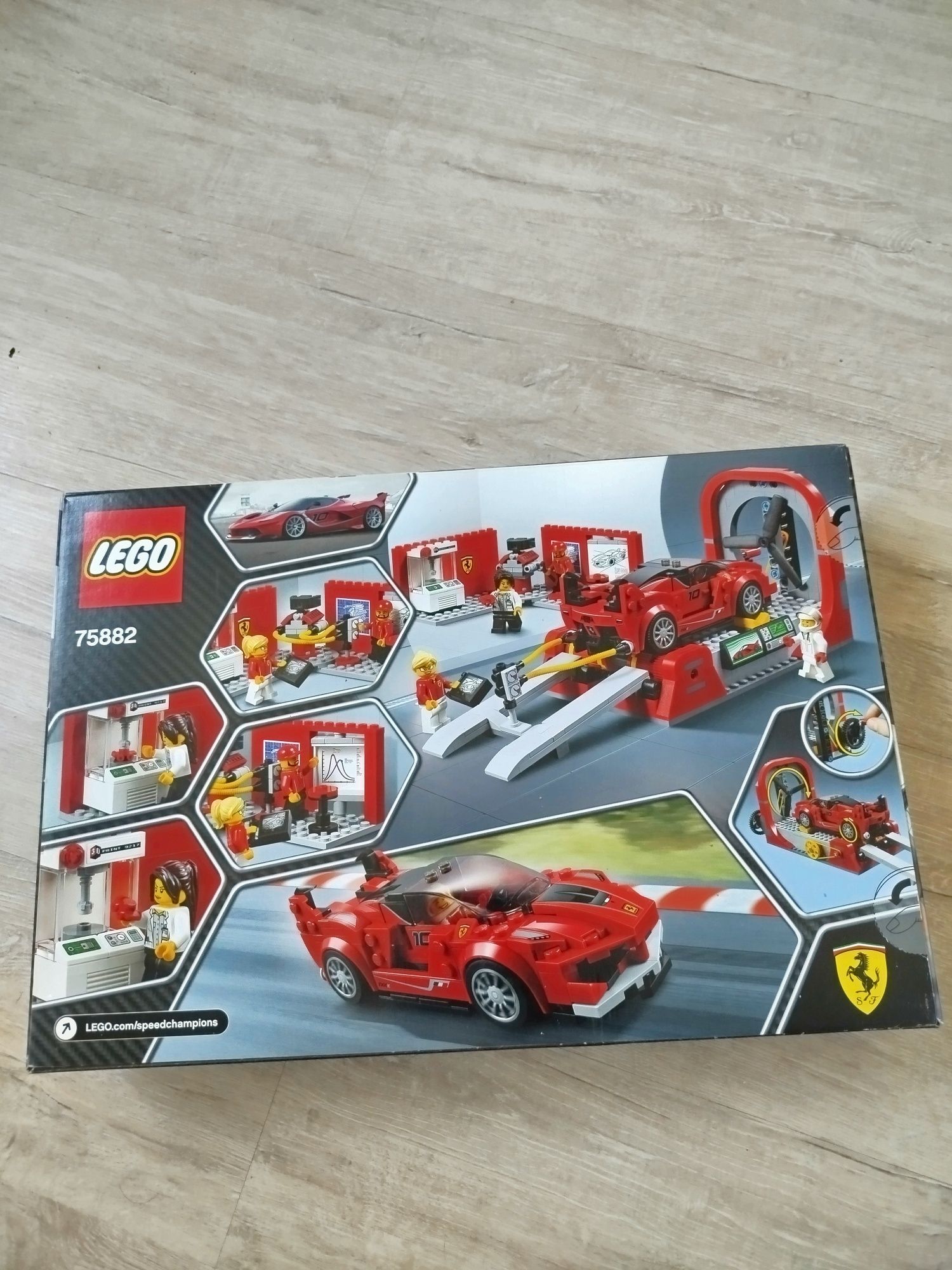 LEGO 75882 Speed Champions Ferrari FXX K i centrum techniczne