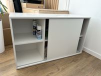 Komoda biurowa z drzwiami przesuwnymi 120x45x72cm