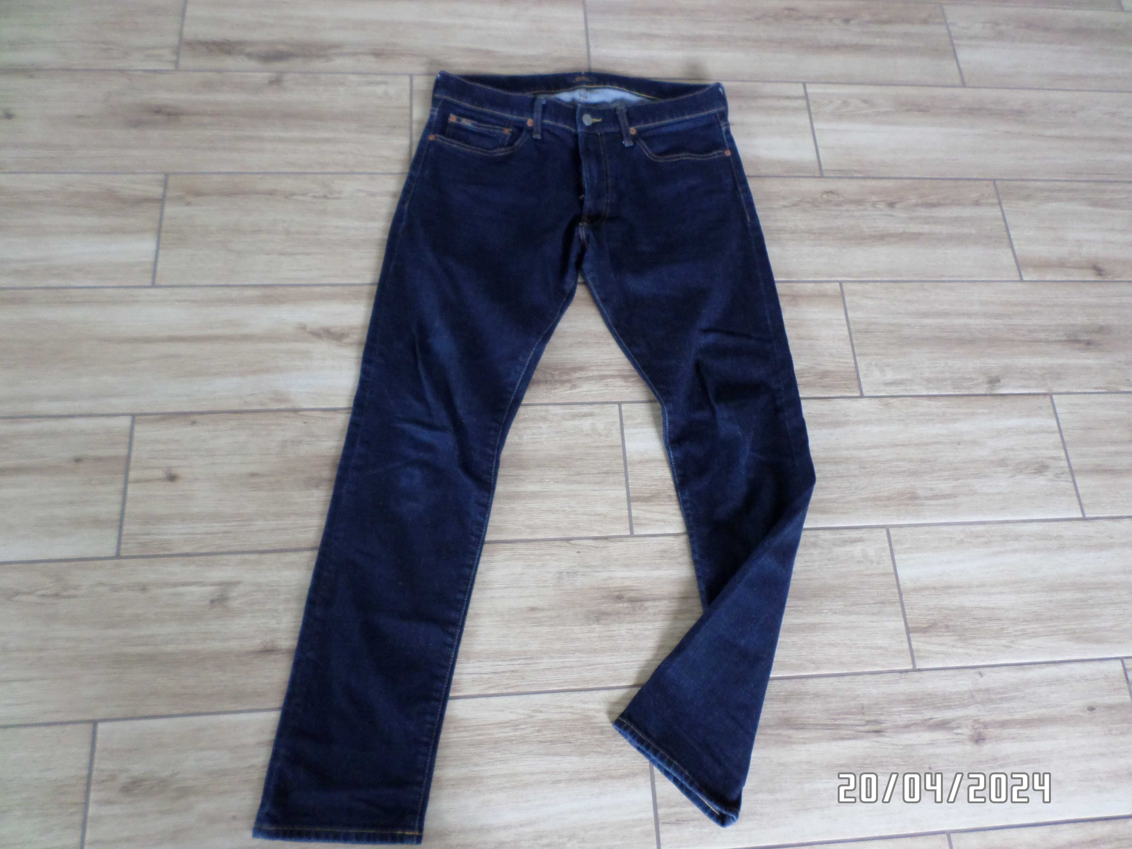 firmowe spodnie męskie jeans-POLO RALPH LAUEN-rozmiar-32/32-L