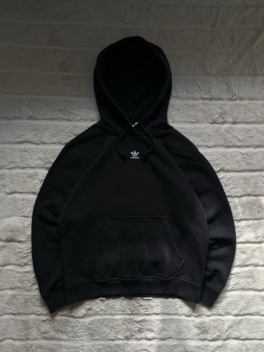 ADIDAS (S) Essential Hoodie Fleece женское худи на флисе оригинал черн