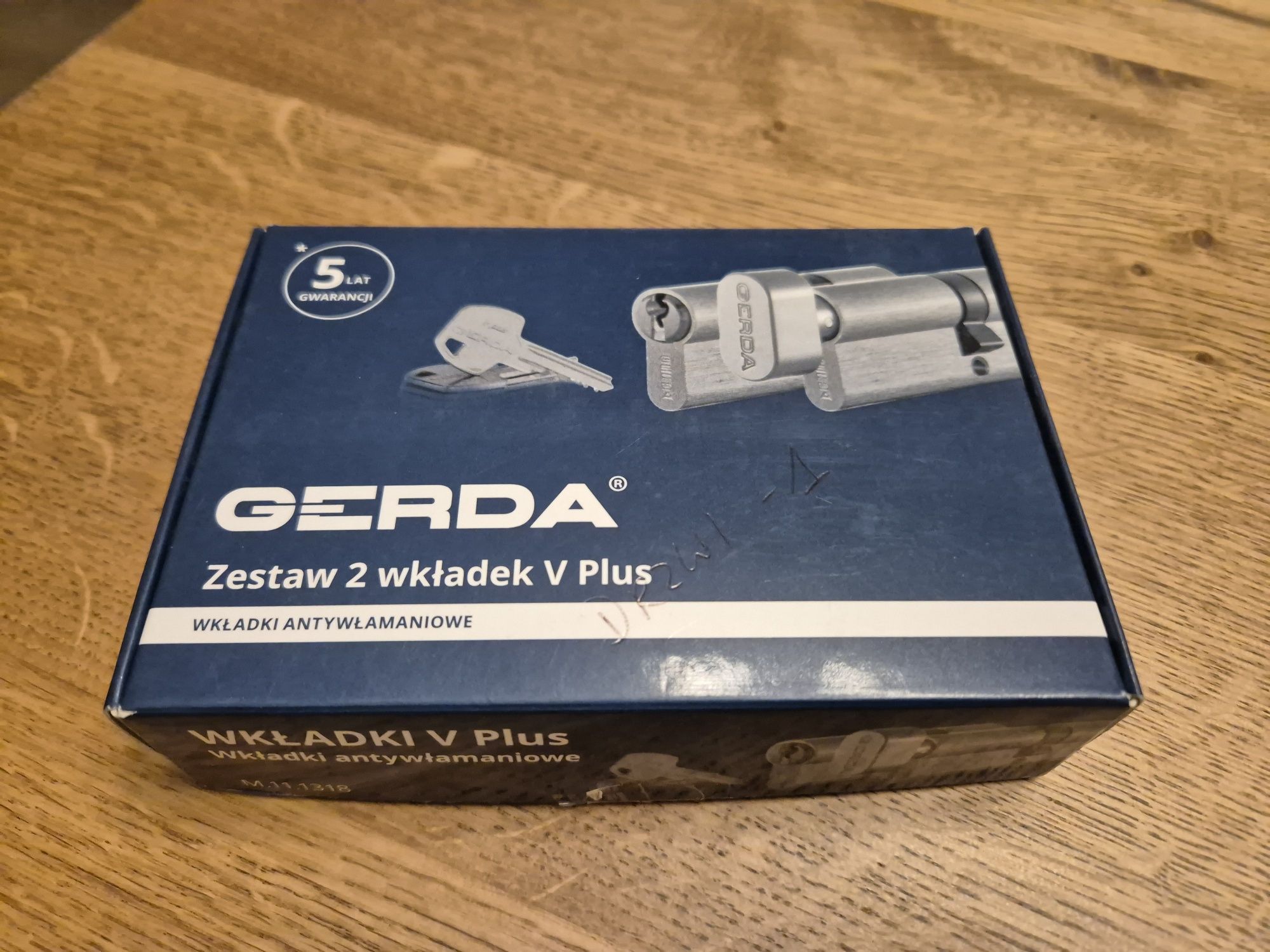 Zestaw 2 wkładek GERDA V plus antywłamaniowych  Z35/50 G 35/50