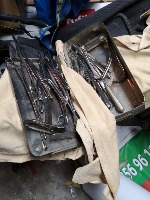 Narzędzia ginekologiczne, chirurgiczne, wzierniki, nożyce