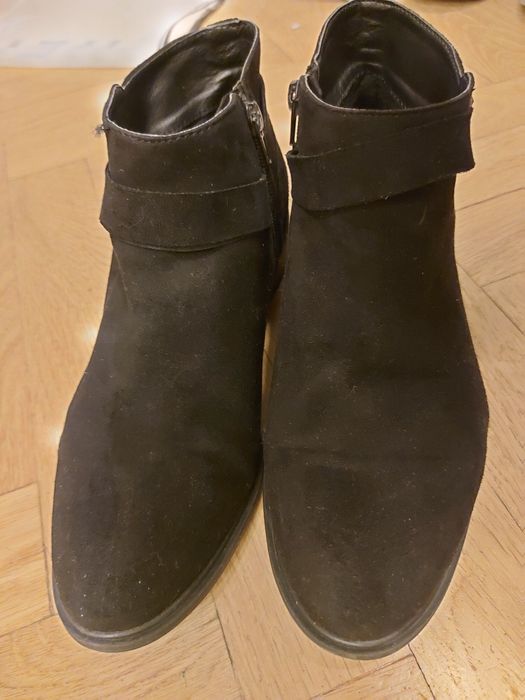 Sztyblety damskie, czarne, rozm 40,