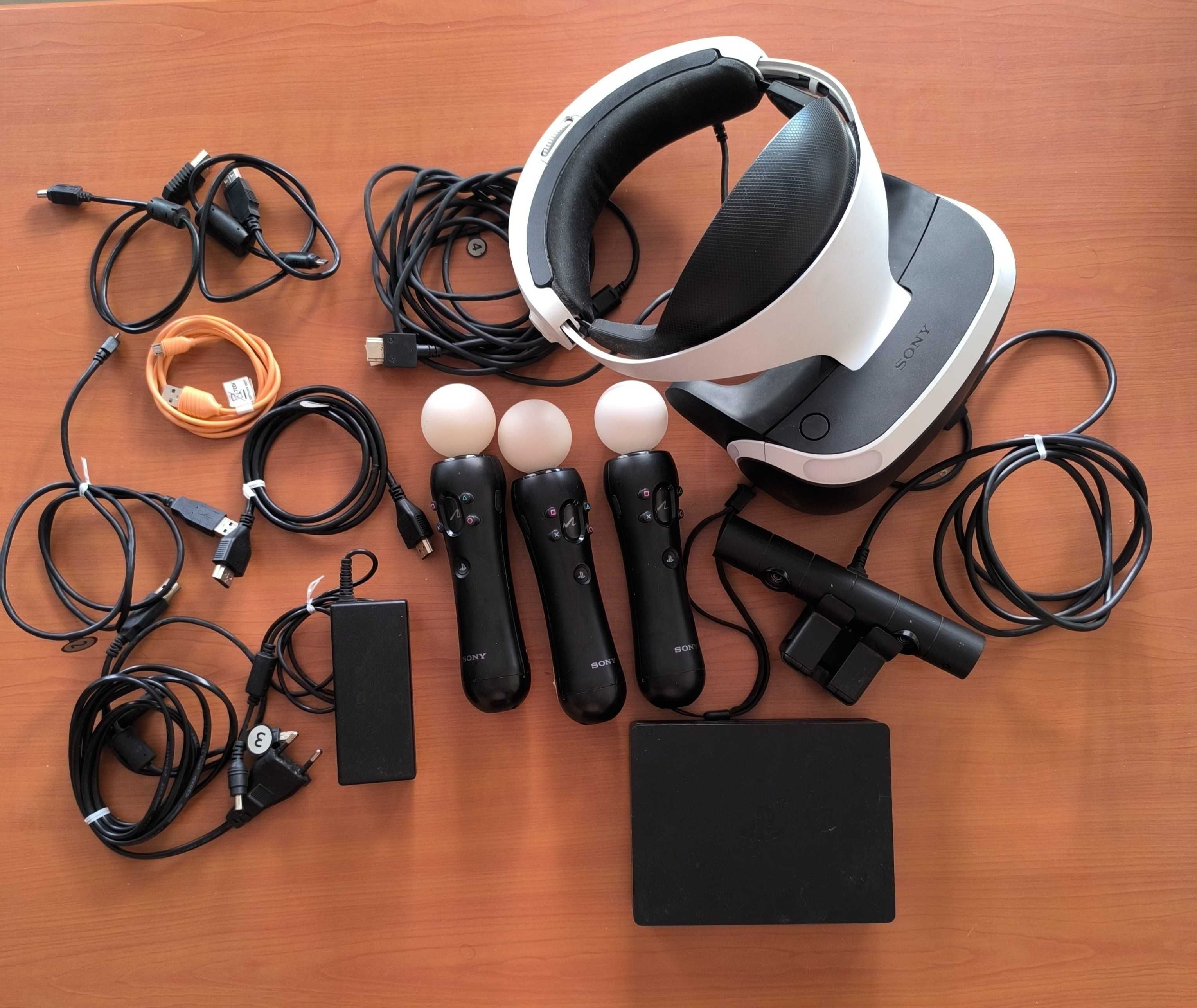 Sony Ps4 Consola + Ps Vr + Jogos + Blu Ray Filmes