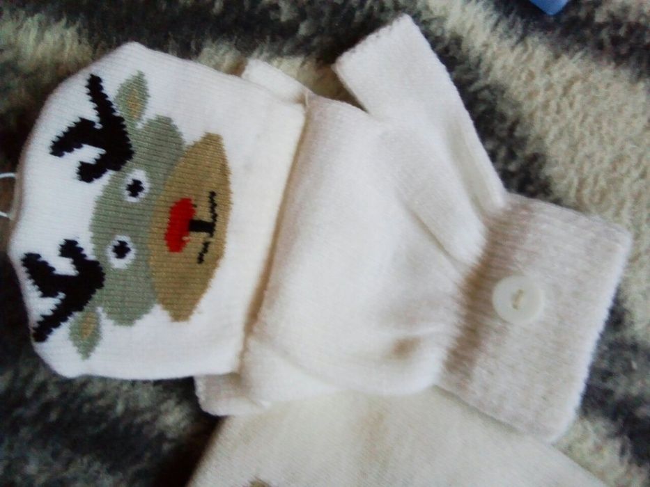 Шапочка с рукавичками