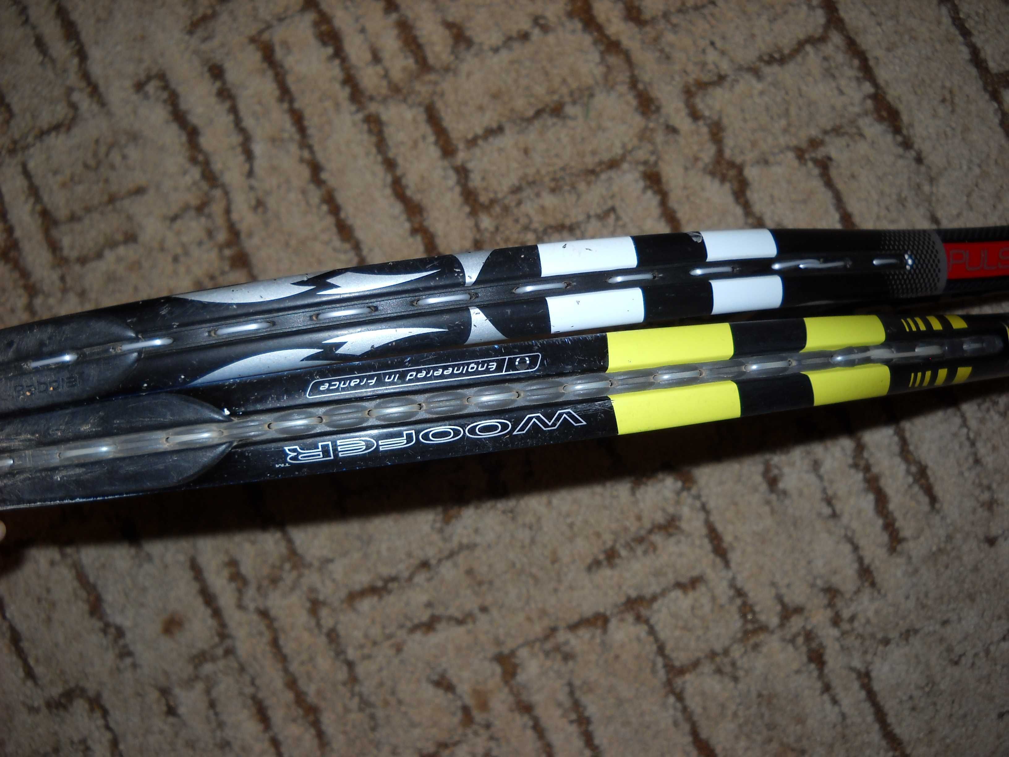 две тенисные ракетки babolat aero