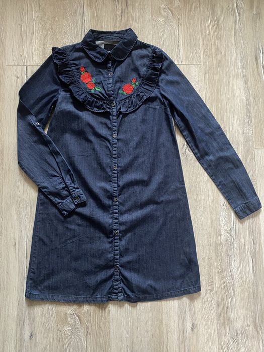 Reserved sukienka jeansowa r. 158 super