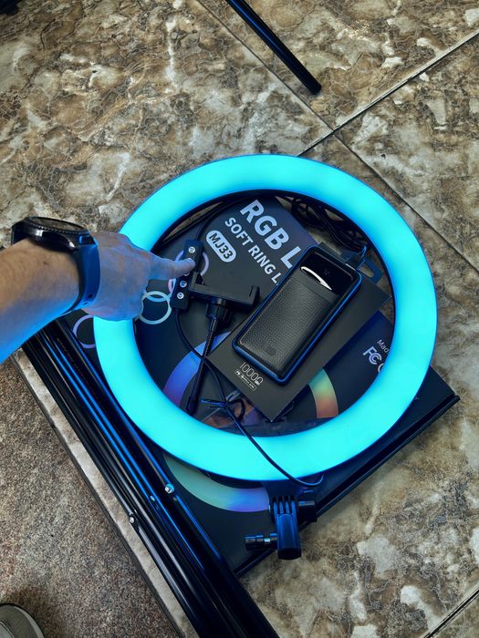 Кольцевая лампа RGB MJ33 для Тик Тока. Оригинал 100%