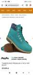 Buty Timberland JEDYNE TAKIE trapery kozaczki rozm.33 turkusowe