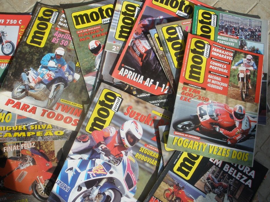 Coleção Revistas Motojornal e Motociclismo.