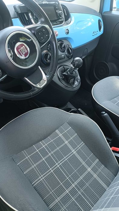 Fiat 500 com revisões e inspeção