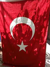 Сувенир флаг Турция хлопок 150х220см