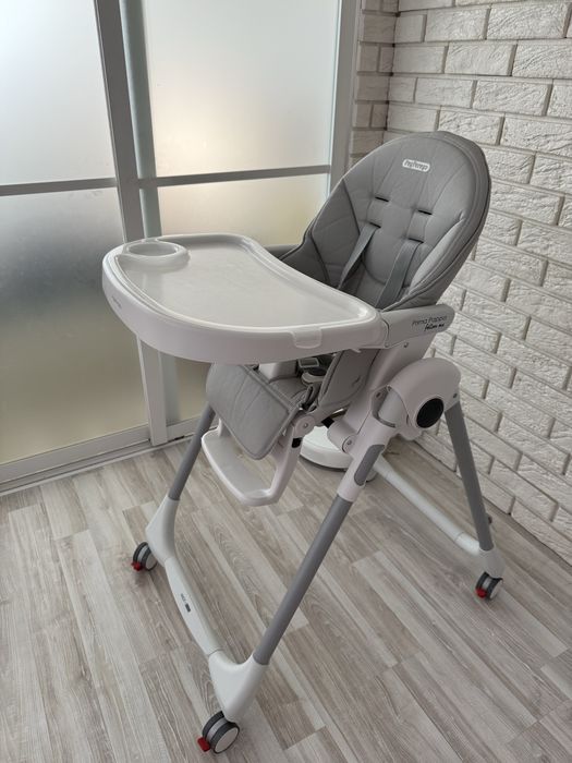 Стілець Peg-Perego Prima Pappa Follow Me Ice, Сірий