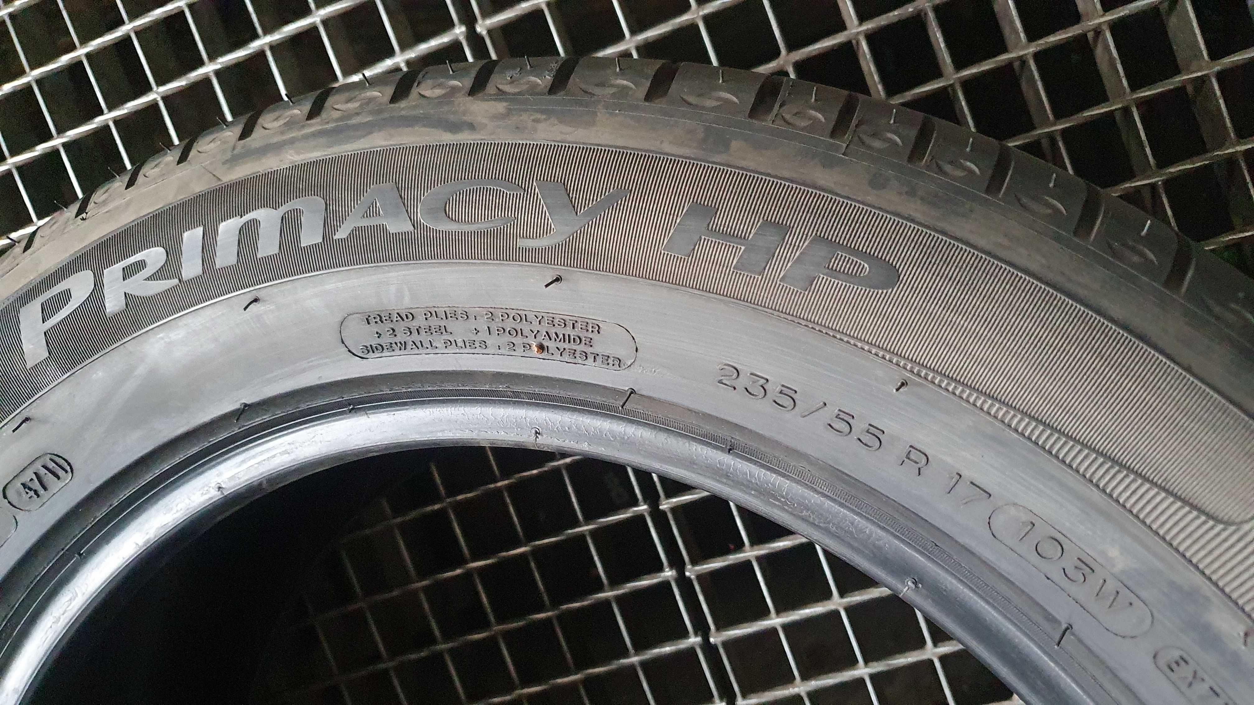 MICHELIN  PRIMACY HP 235/55R17  Jak Nowa.