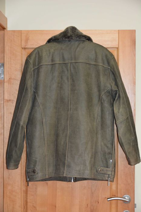 Куртка чоловіча шкіряна зимова / осіння розмір L