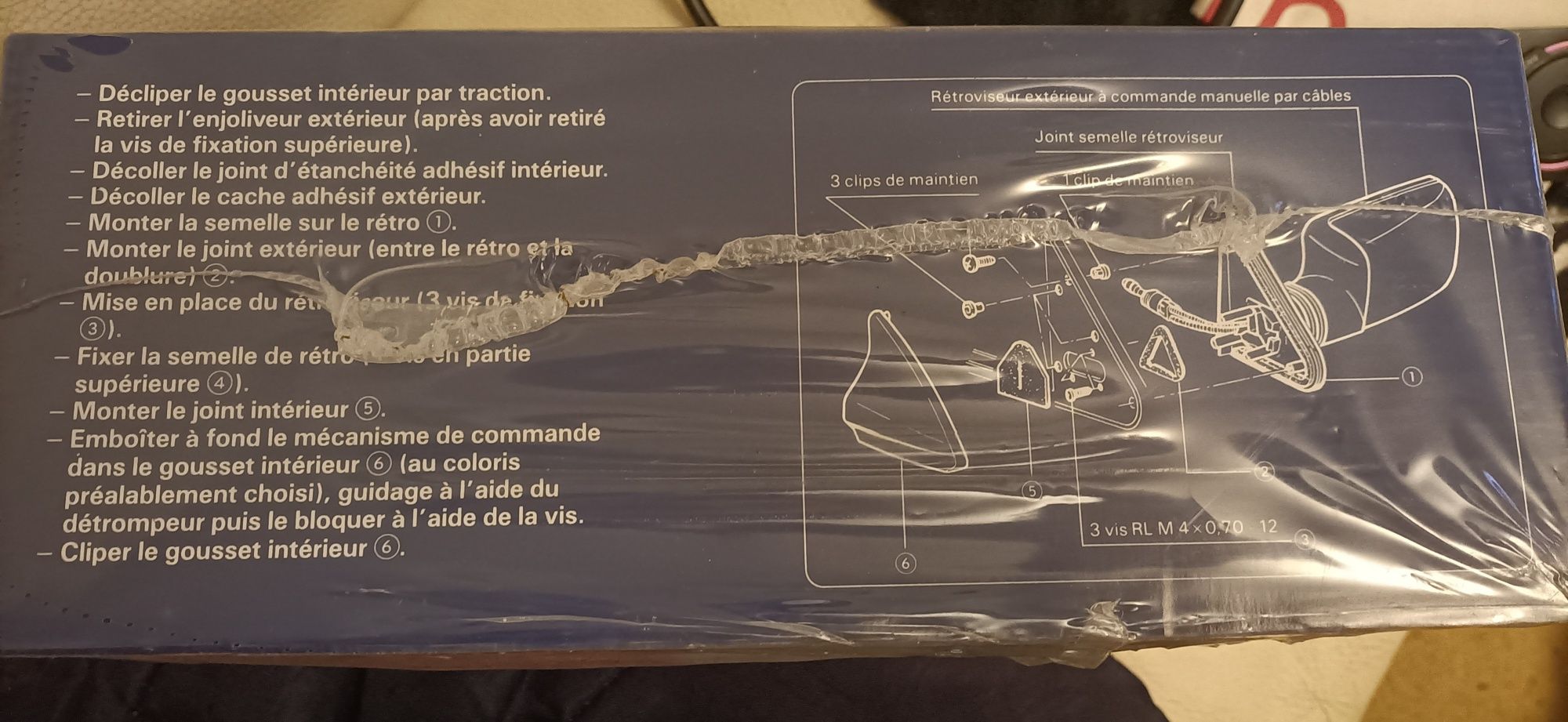 Espelho retrovisor Peugeot 405 GL /GR Original na Caixa Selado