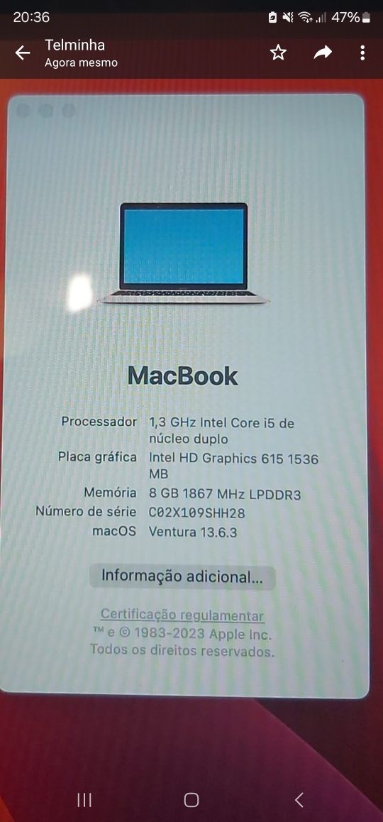 McBook 12 polegadas 8 GB Rosa Gold NOVO