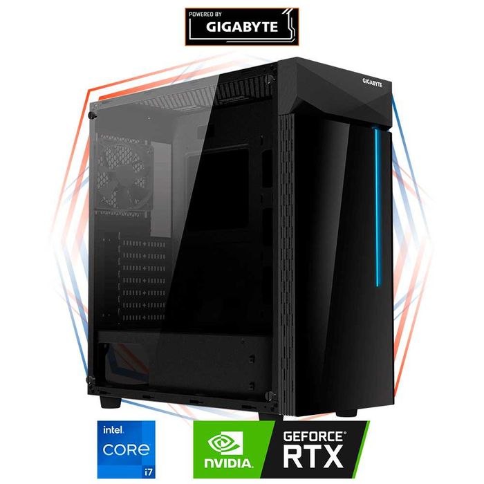 Desktop GigaByte Gaming | Intel i7 | RTX 3060Ti | SSD 1TB (+HDD 3TB)