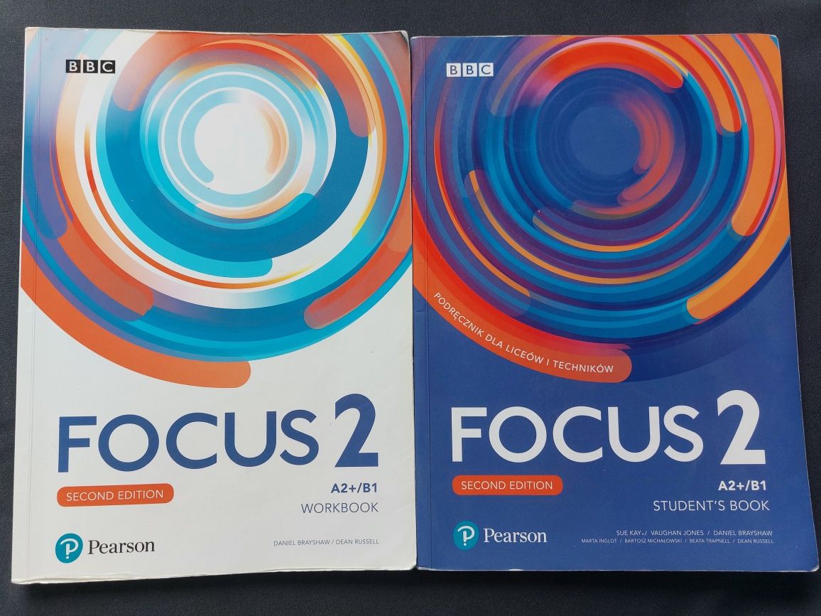 Podręcznik + ćwiczenia Focus 2 Second edition do angielskiego